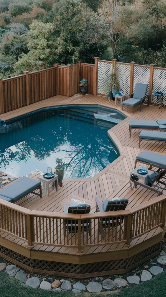 Dive Into Style: 45 Unique Deck Inspirations For Above-Ground Pools