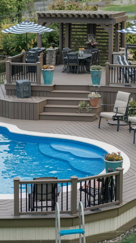 Dive Into Style: 45 Unique Deck Inspirations For Above-Ground Pools