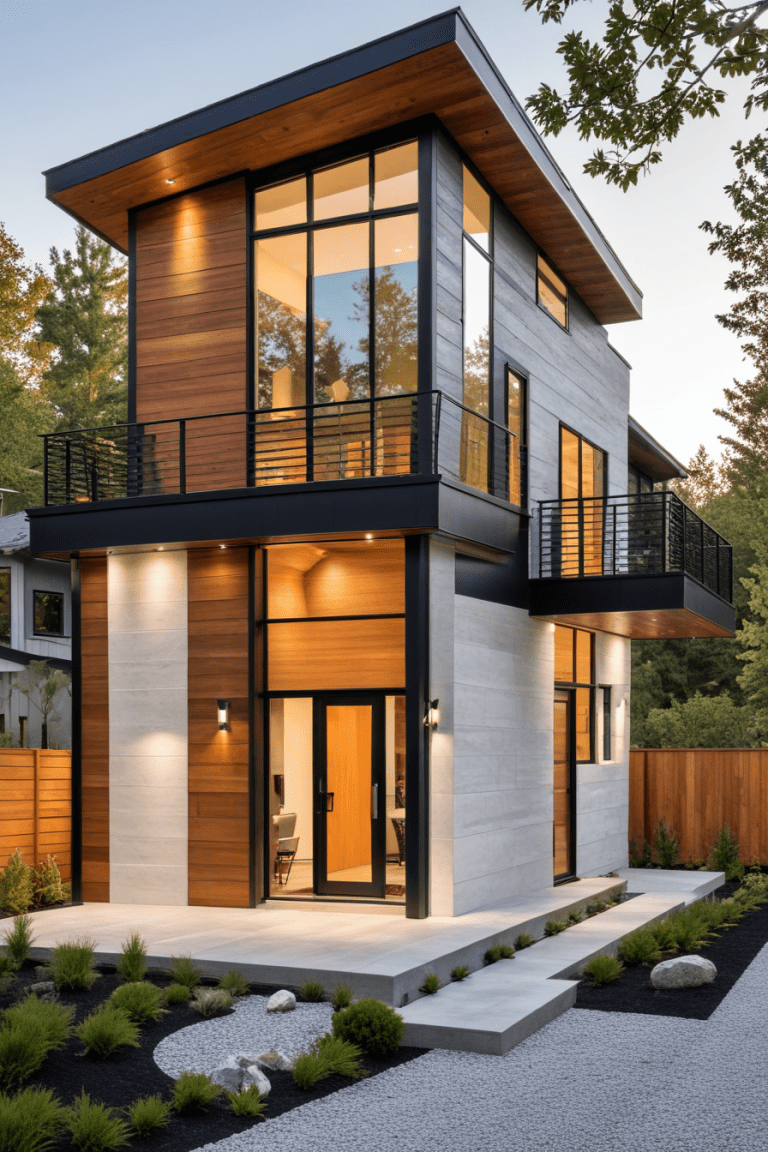65 Modern House Exterior Ideas to Elevate Your Home’s Curb Appeal