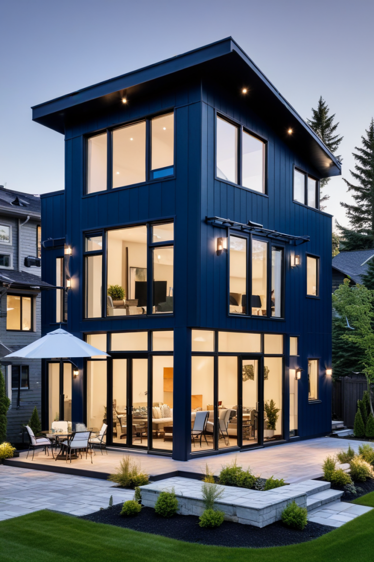64 Blue Exterior House Ideas: Modern, Unique, and Stylish Home Designs