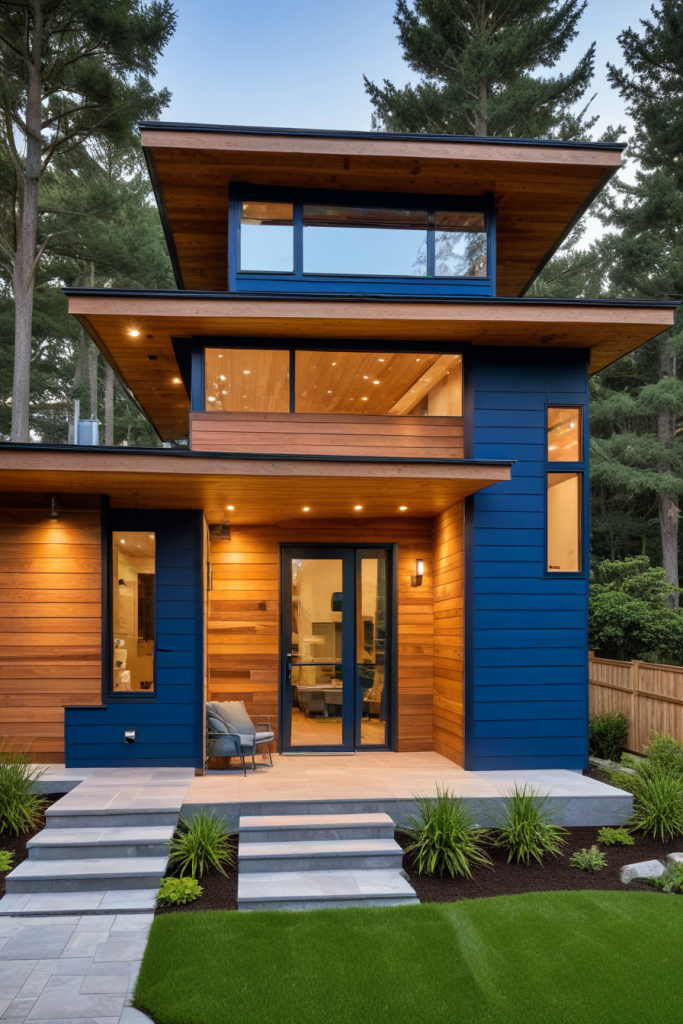 64 Striking Blue Exterior House Ideas: Bold, Modern, and Unforgettable Designs