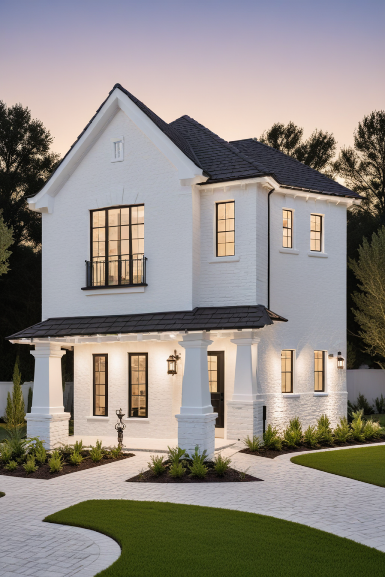 63 White Exterior House Ideas: Stylish Designs for a Timeless and ...