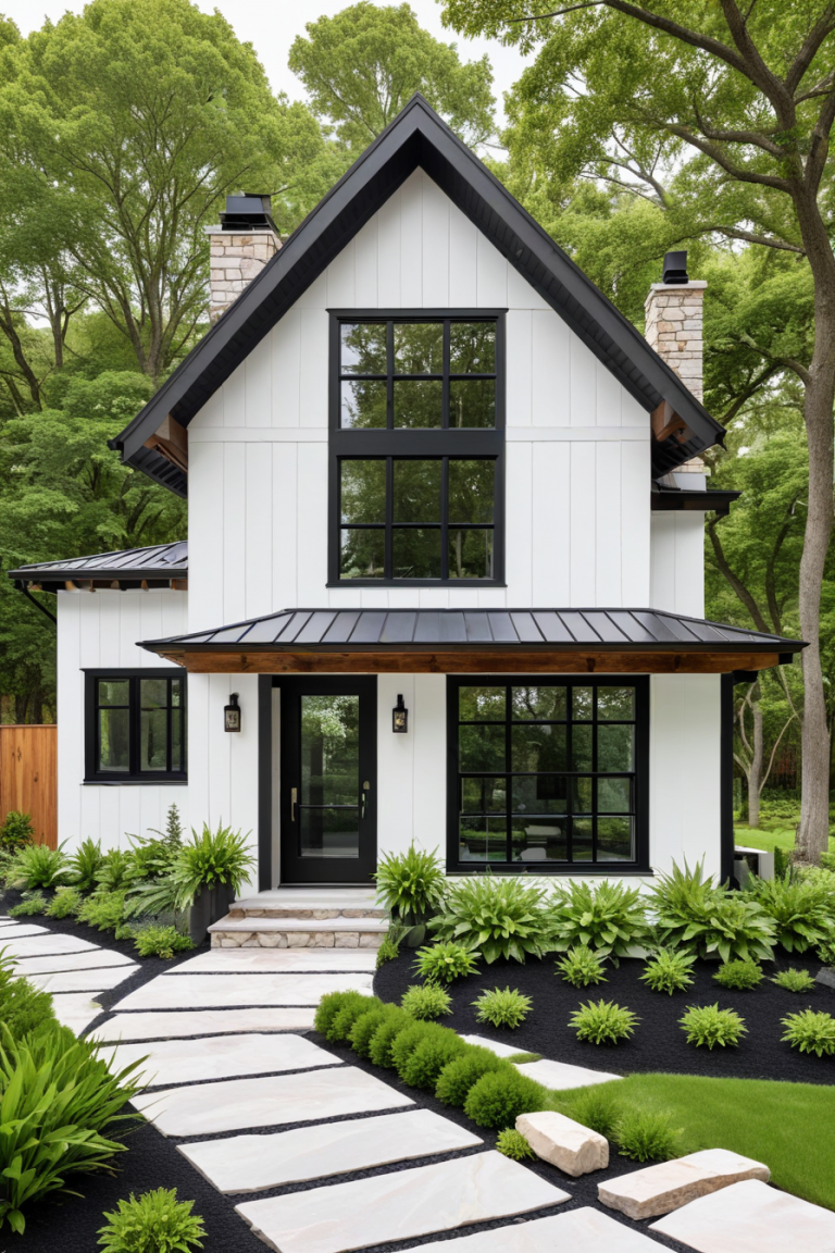 67 Modern Farmhouse Exterior Ideas for a Stylish and Timeless Home