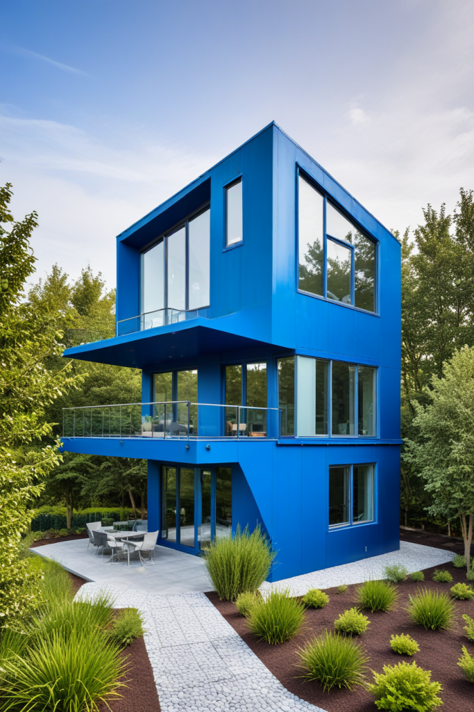 64 Striking Blue Exterior House Ideas: Bold, Modern, and Unforgettable Designs