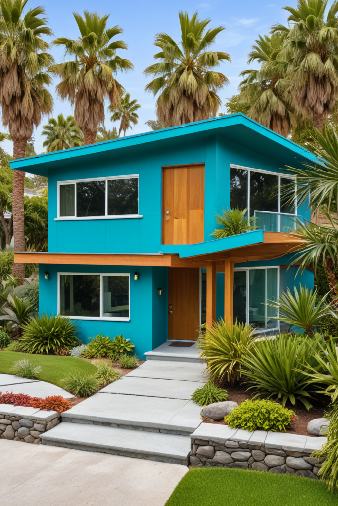 64 Striking Blue Exterior House Ideas: Bold, Modern, and Unforgettable Designs