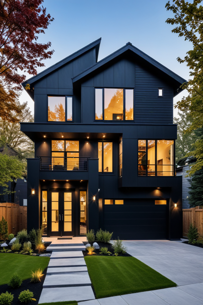 67 Striking Black Exterior House Ideas: Bold, Modern, and Timeless Designs