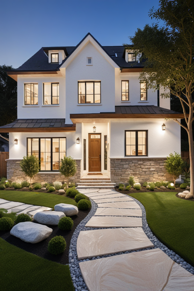 63 White Exterior House Ideas: Stylish Designs for a Timeless and ...