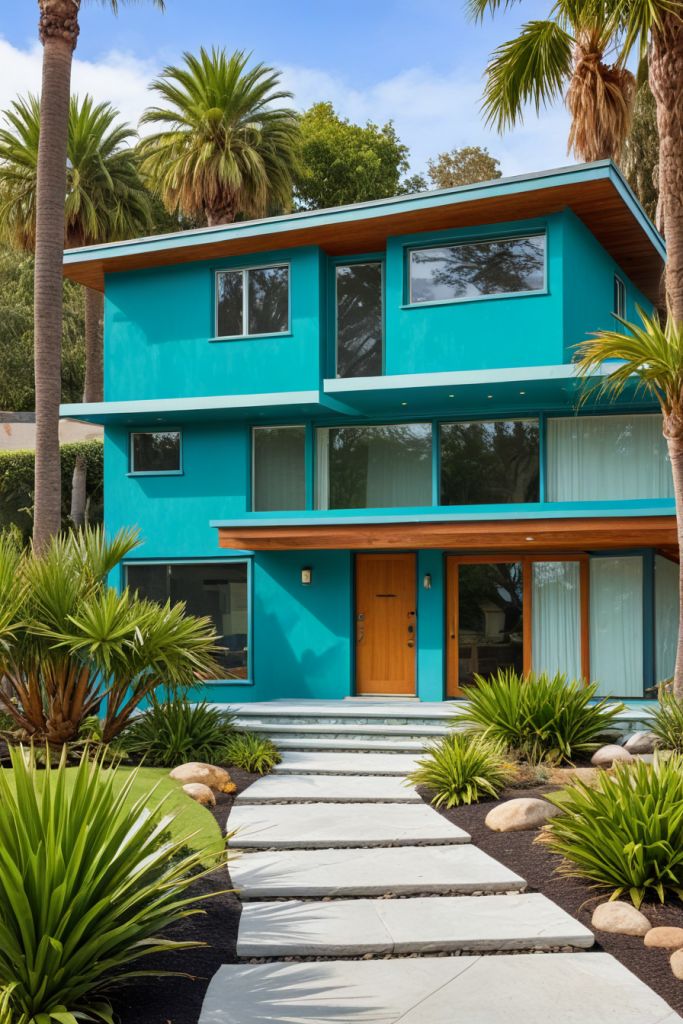 64 Striking Blue Exterior House Ideas: Bold, Modern, and Unforgettable Designs