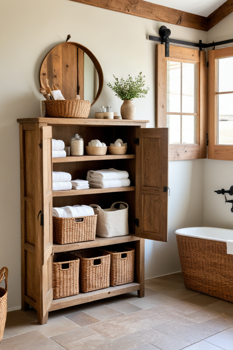 68 Best Bathroom Storage Ideas 2025 Stylish & SpaceSaving