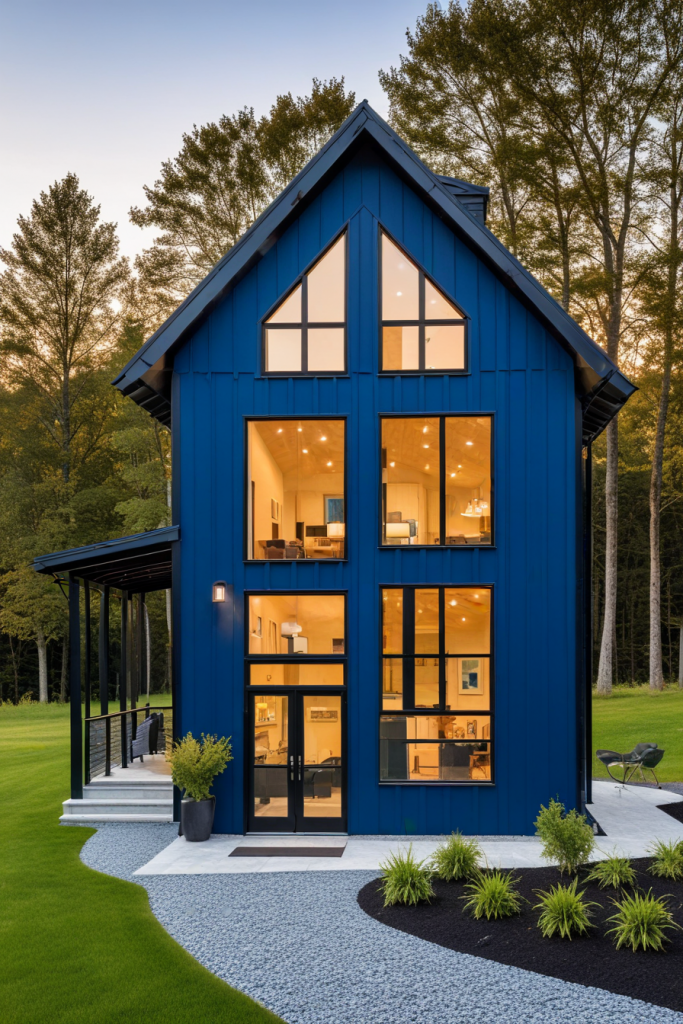 64 Striking Blue Exterior House Ideas: Bold, Modern, and Unforgettable Designs