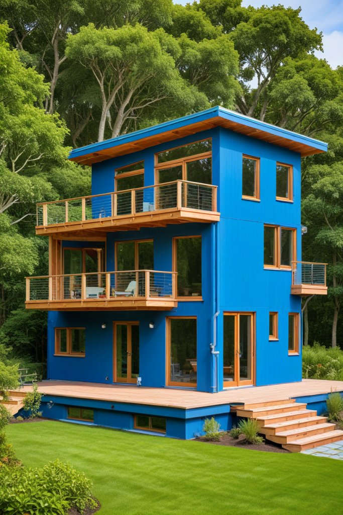 64 Striking Blue Exterior House Ideas: Bold, Modern, and Unforgettable Designs