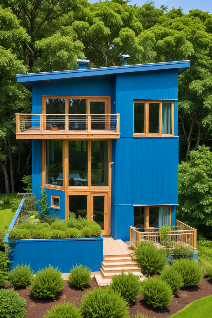 64 Striking Blue Exterior House Ideas: Bold, Modern, and Unforgettable Designs