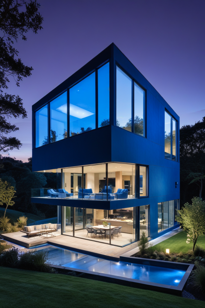 64 Striking Blue Exterior House Ideas: Bold, Modern, and Unforgettable Designs