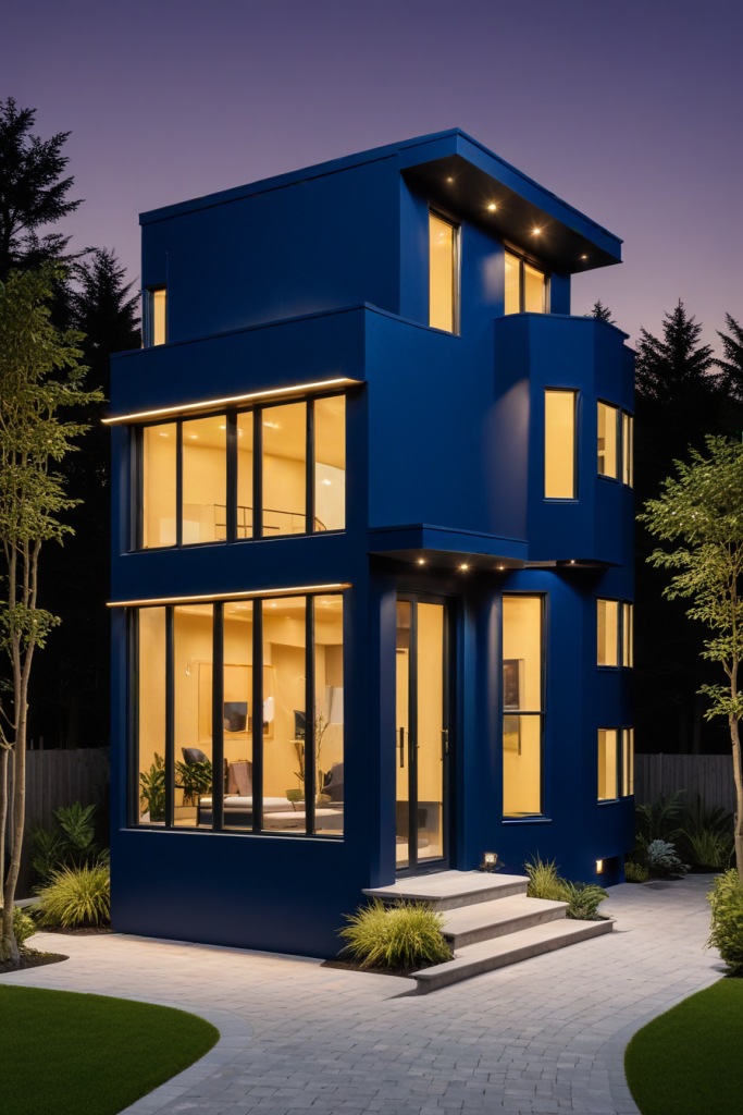 64 Striking Blue Exterior House Ideas: Bold, Modern, and Unforgettable Designs