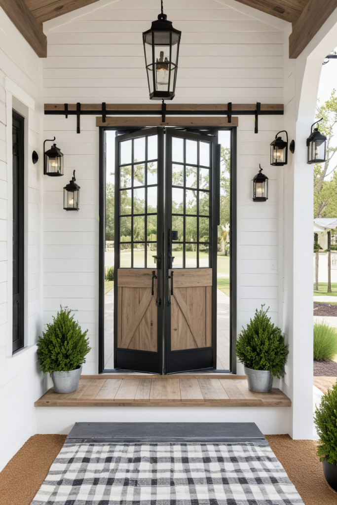 Open in Style: 68 Exterior Double Door Ideas for a Breathtaking First Impression