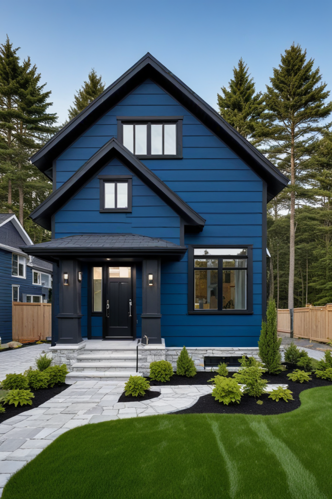 64 Striking Blue Exterior House Ideas: Bold, Modern, and Unforgettable Designs