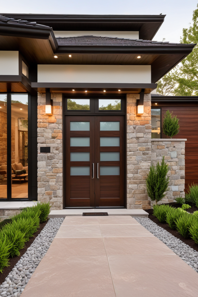 Open in Style: 68 Exterior Double Door Ideas for a Breathtaking First Impression