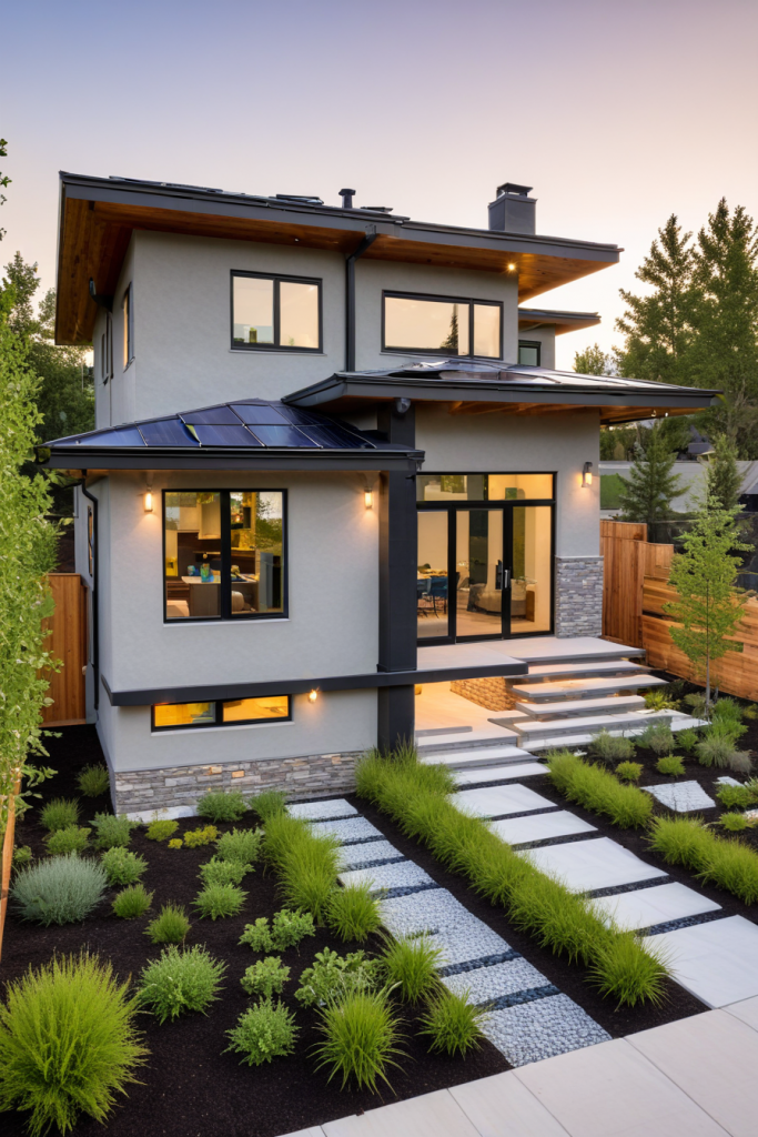 Living Walls, Solar Roofs & More: 67 Genius Green House Exterior Ideas You Haven’t Thought Of