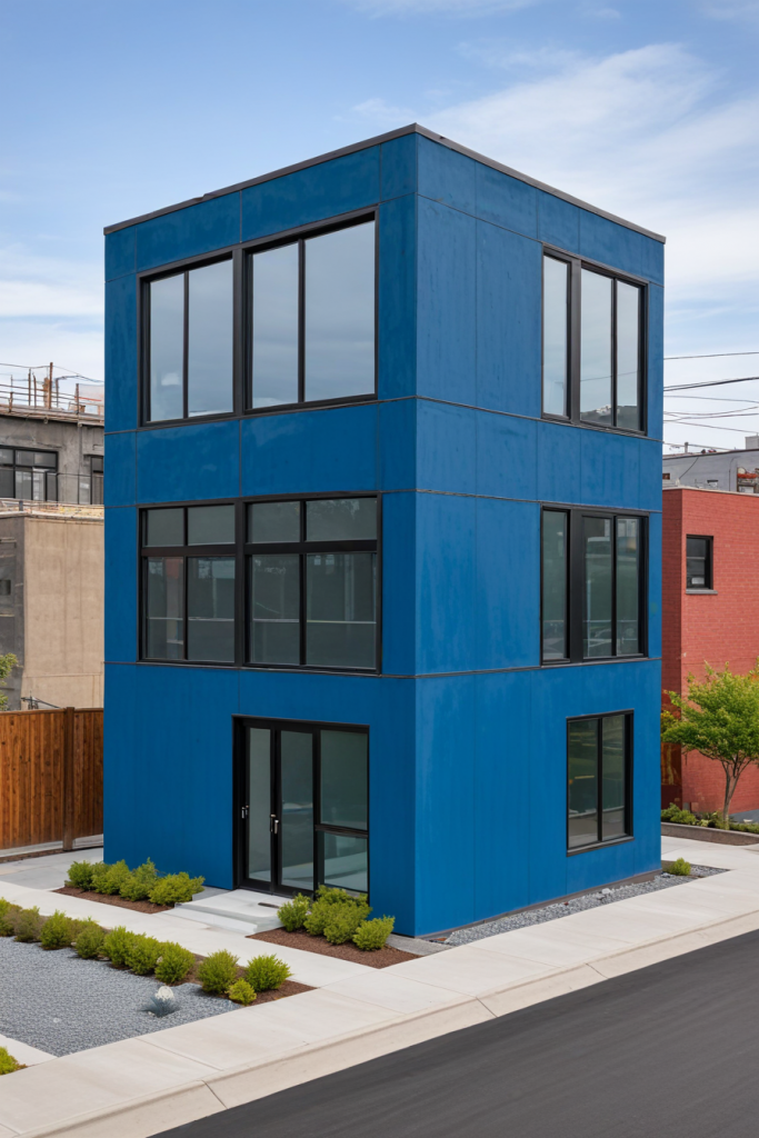 64 Striking Blue Exterior House Ideas: Bold, Modern, and Unforgettable Designs