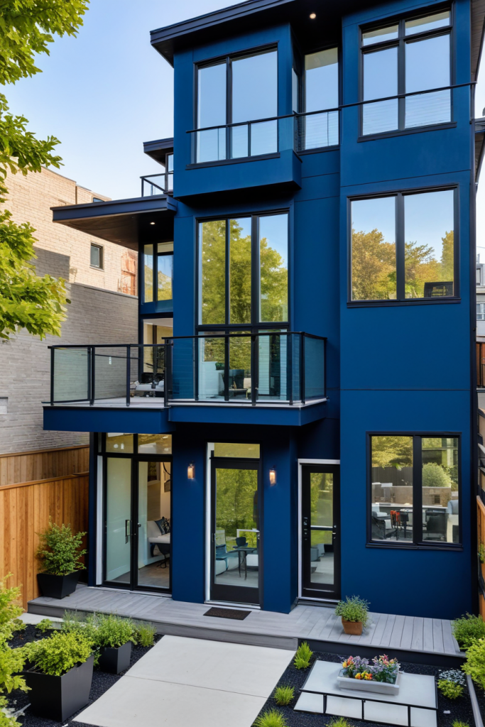 64 Striking Blue Exterior House Ideas: Bold, Modern, and Unforgettable Designs