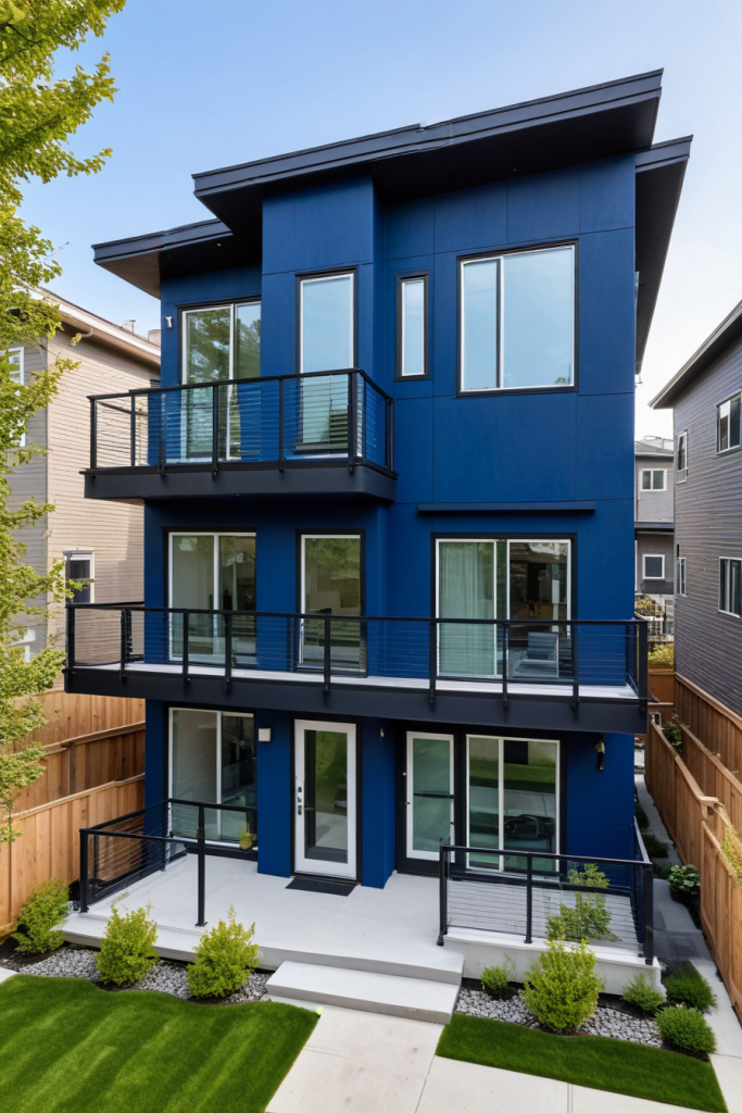 64 Striking Blue Exterior House Ideas: Bold, Modern, and Unforgettable Designs