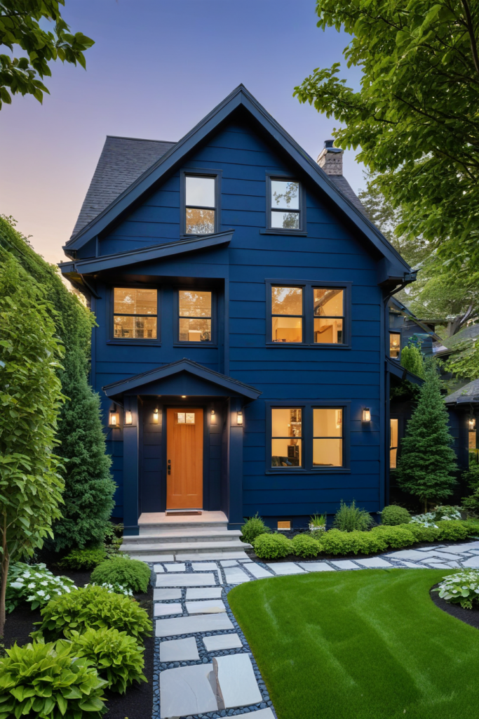 64 Striking Blue Exterior House Ideas: Bold, Modern, and Unforgettable Designs