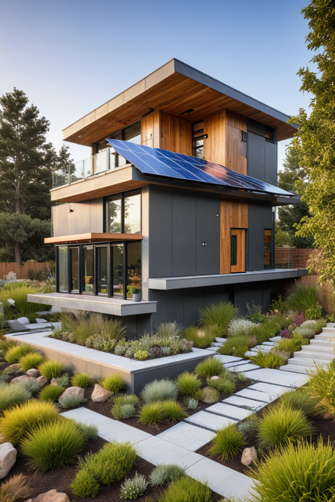 Living Walls, Solar Roofs & More: 67 Genius Green House Exterior Ideas You Haven’t Thought Of