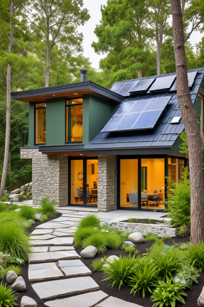 Living Walls, Solar Roofs & More: 67 Genius Green House Exterior Ideas You Haven’t Thought Of