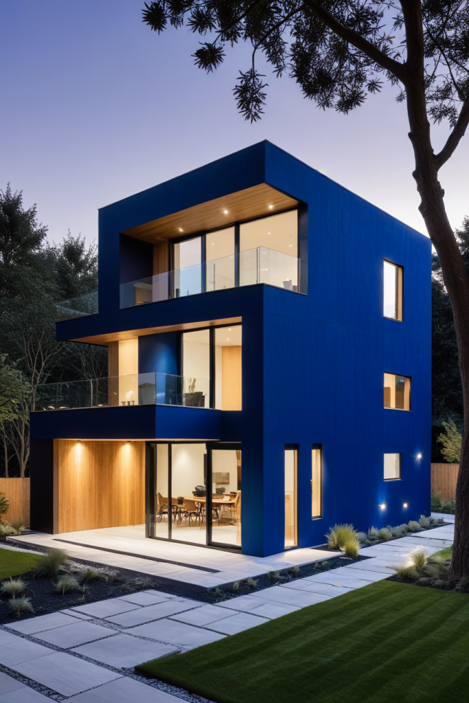 64 Striking Blue Exterior House Ideas: Bold, Modern, and Unforgettable Designs