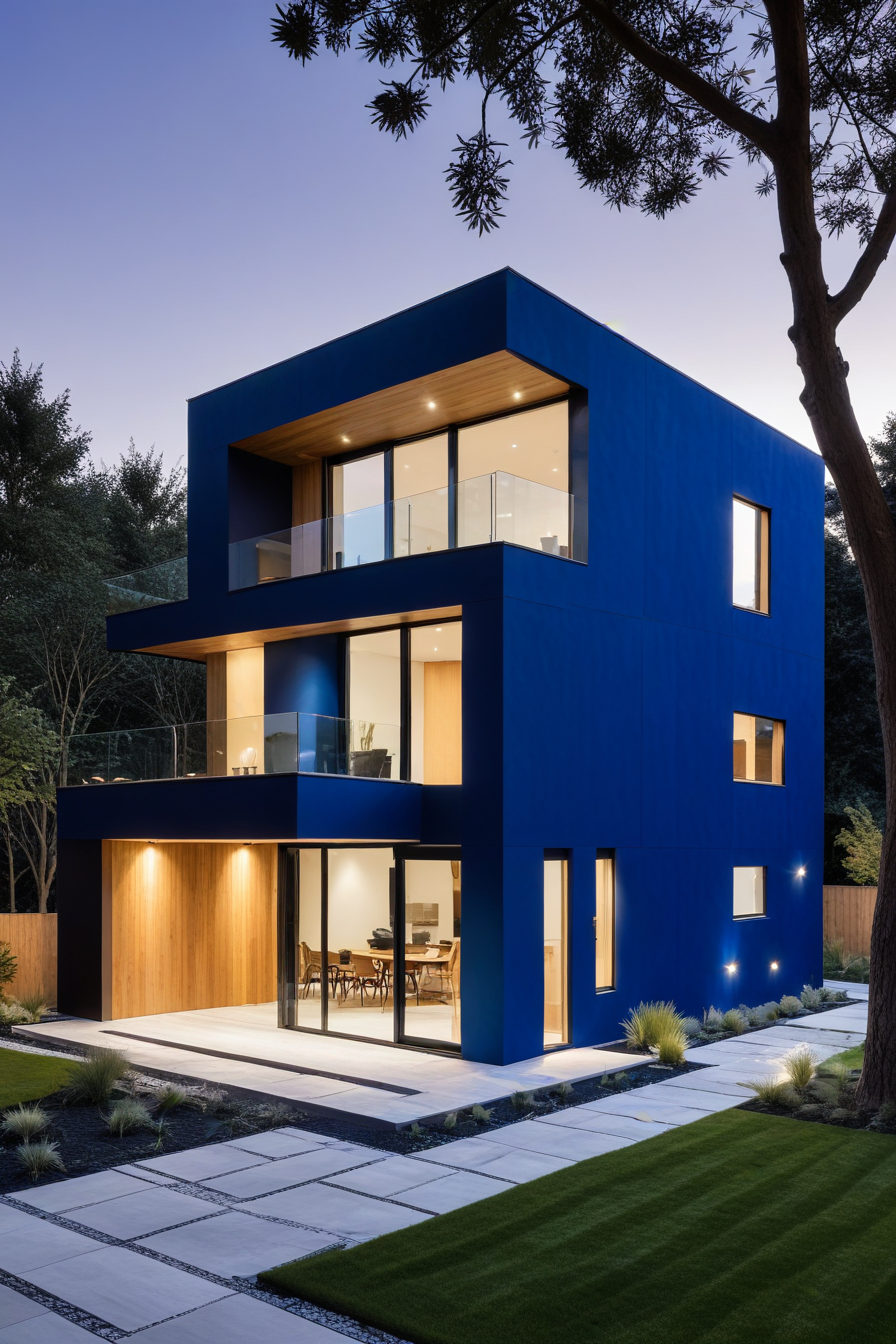 64 Blue Exterior House Ideas Modern, Unique, and Stylish Home Designs