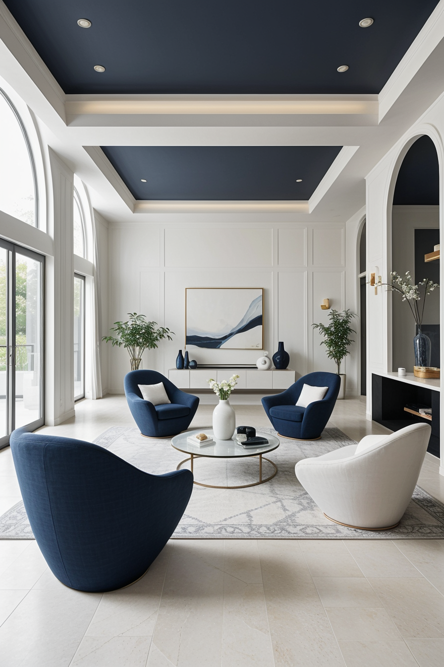 63 New Living Room Ideas: Curved, Streamlined Designs For Exquisite ...