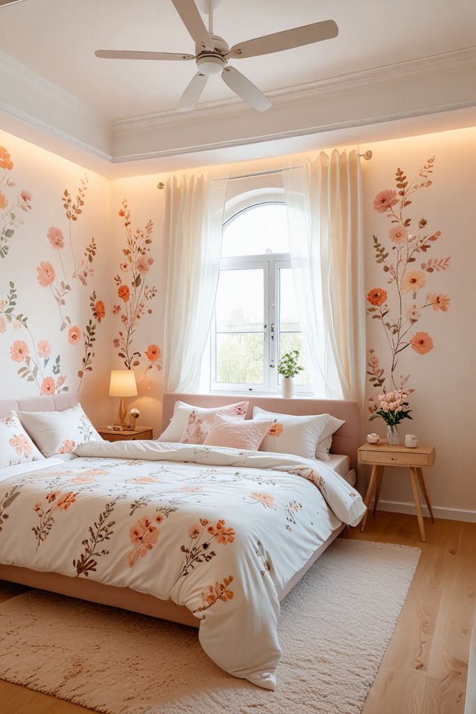 Whispering Petals And Serene Lights: 65 Romantic Bedroom Decor Ideas