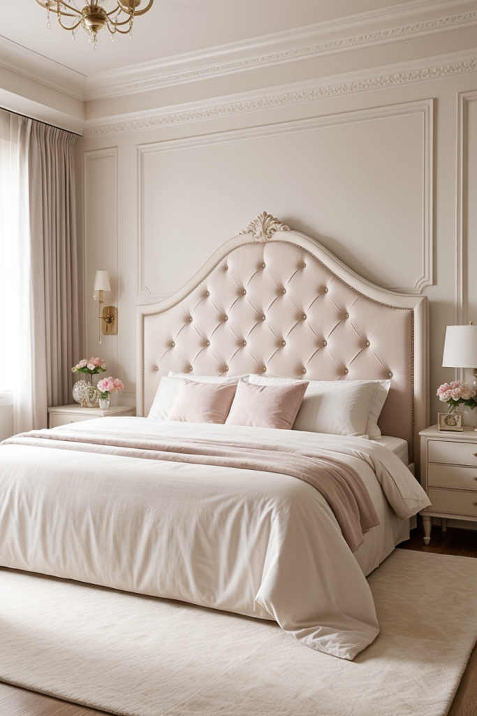 Whispering Petals And Serene Lights: 65 Romantic Bedroom Decor Ideas