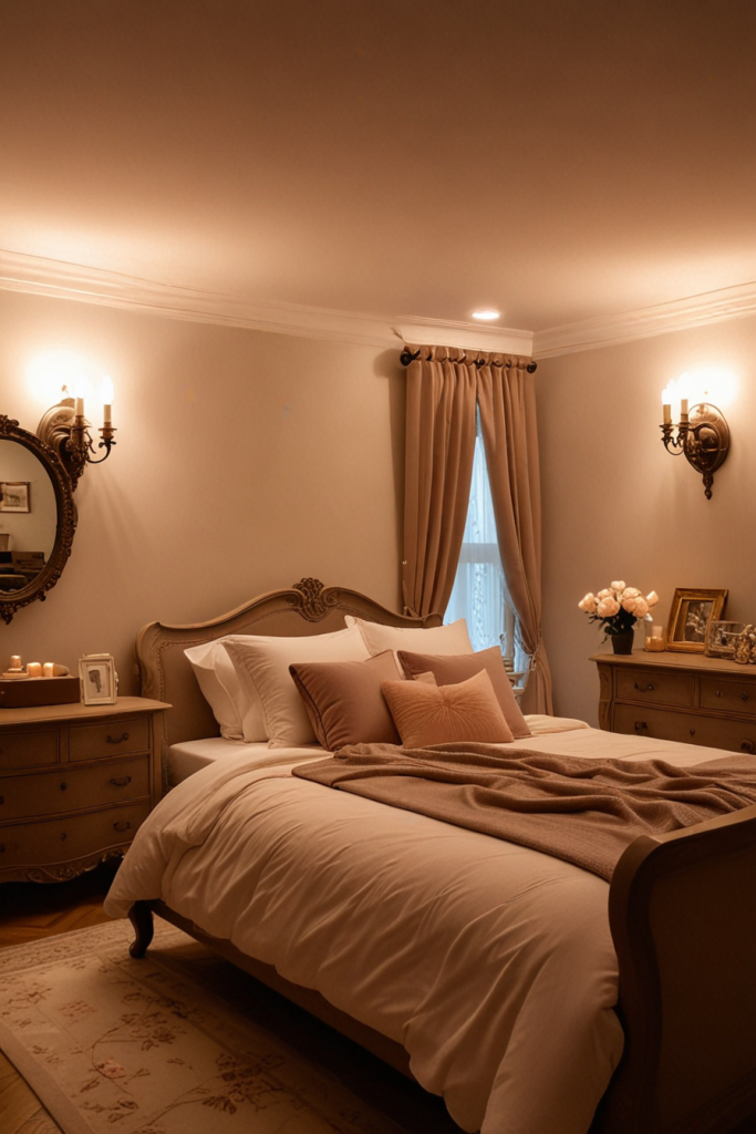 Whispering Petals And Serene Lights: 65 Romantic Bedroom Decor Ideas