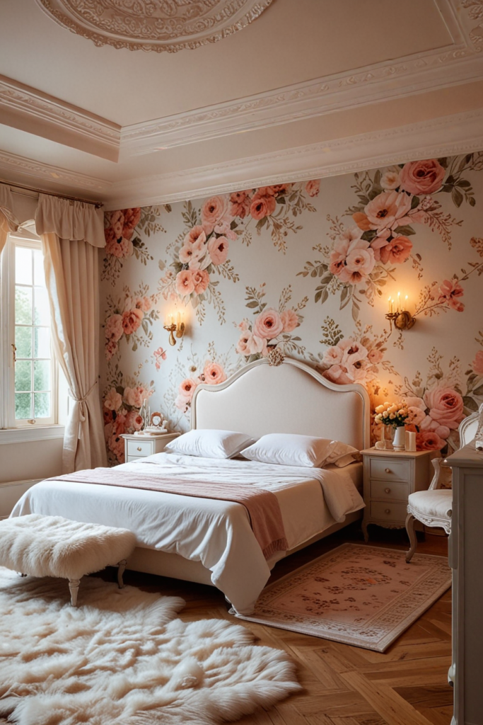 Whispering Petals And Serene Lights: 65 Romantic Bedroom Decor Ideas