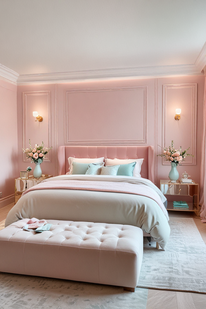 Whispering Petals And Serene Lights: 65 Romantic Bedroom Decor Ideas