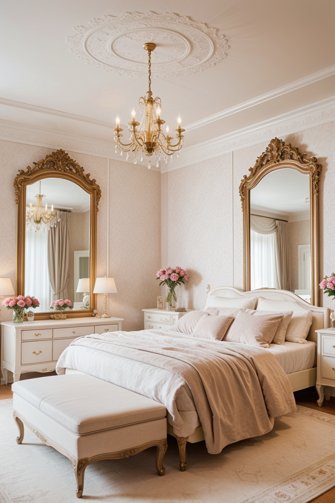 Whispering Petals And Serene Lights: 65 Romantic Bedroom Decor Ideas