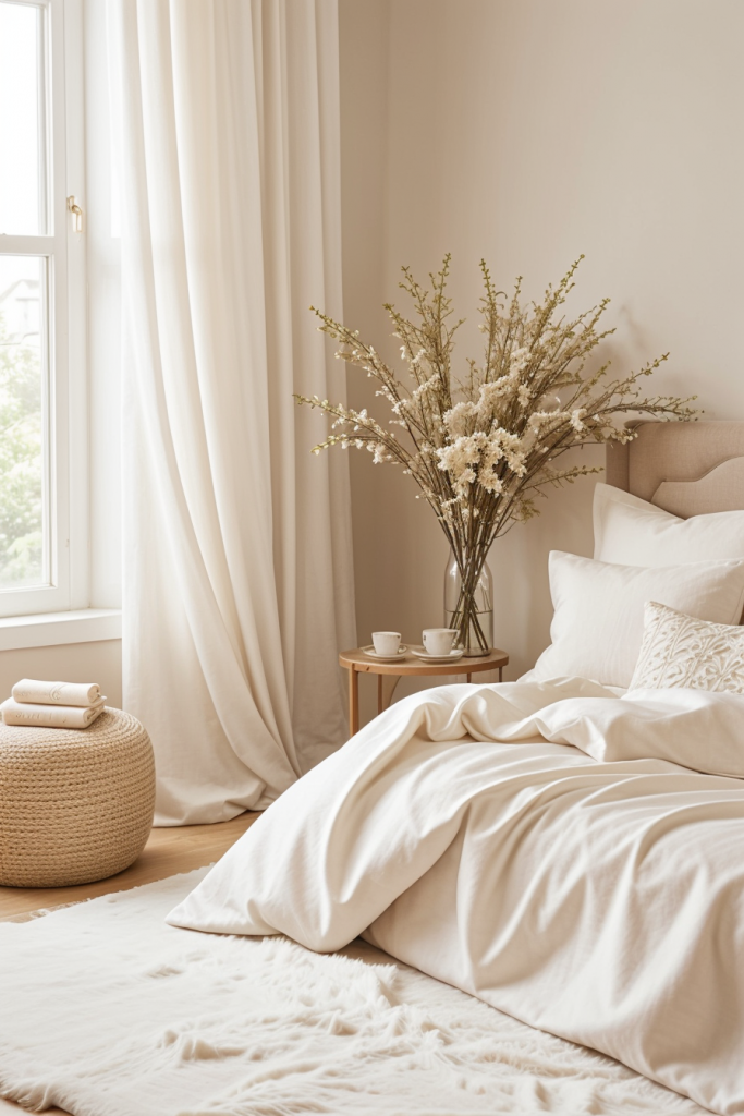 Whispering Petals And Serene Lights: 65 Romantic Bedroom Decor Ideas