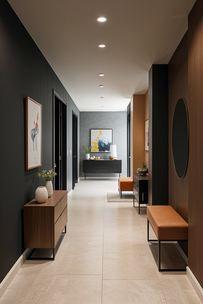 65 Hallway Innovations: Transforming Spaces With Bold Elegance