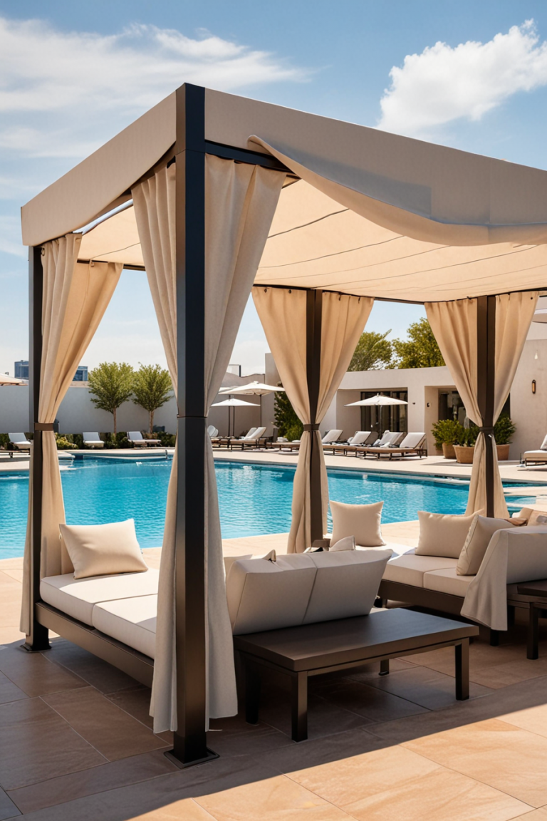 Curated visual reference: Simple Minimalist Outdoor Pool Decor Reference: 59 Summer Backyard Pool Decor Ideas To Transform Your Outdoor