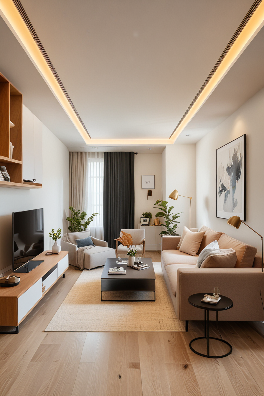 Picture Idea: 64 Modern Tiny Living Room Ideas For Sophisticated Light Colored