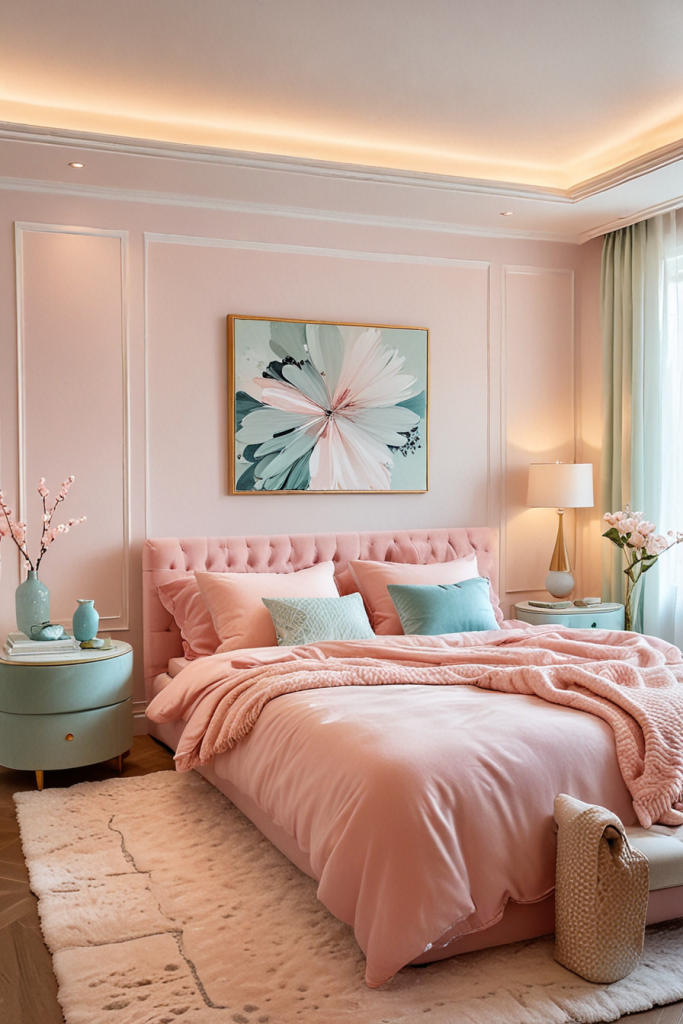 Whispering Petals And Serene Lights: 65 Romantic Bedroom Decor Ideas