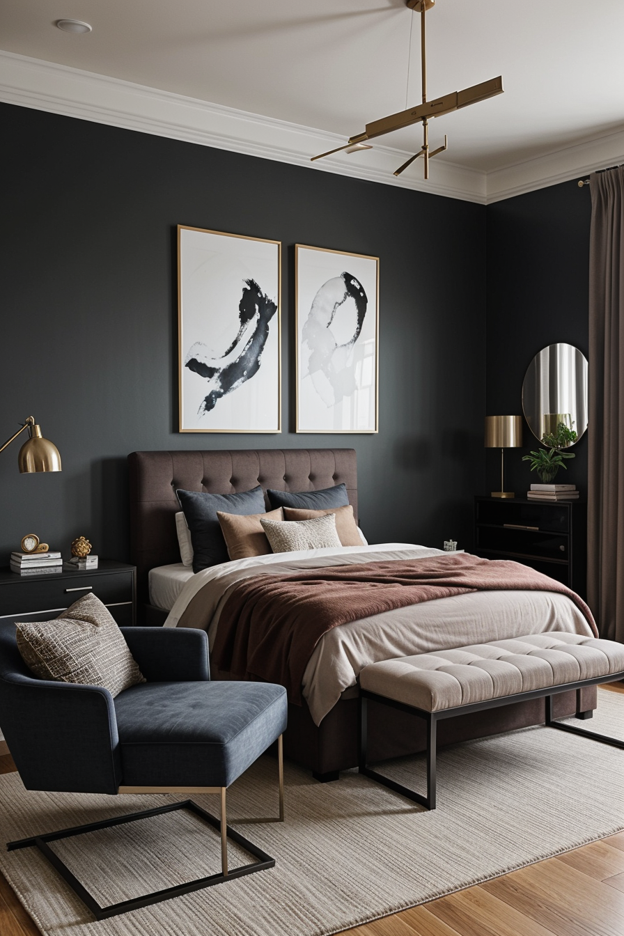 65 Modern Masculine Style Bedroom Designs: The Ultimate Guide To ...