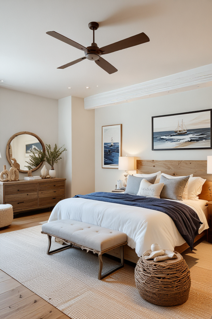 Marine Modernity: 64 Designer Coastal Bedrooms That Evoke Ocean Dreams