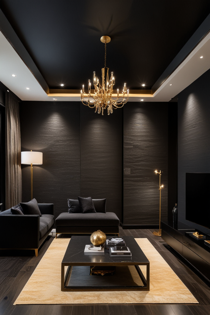 66 Striking Black Small Living Room Ideas for a Sophisticated, Designer Look