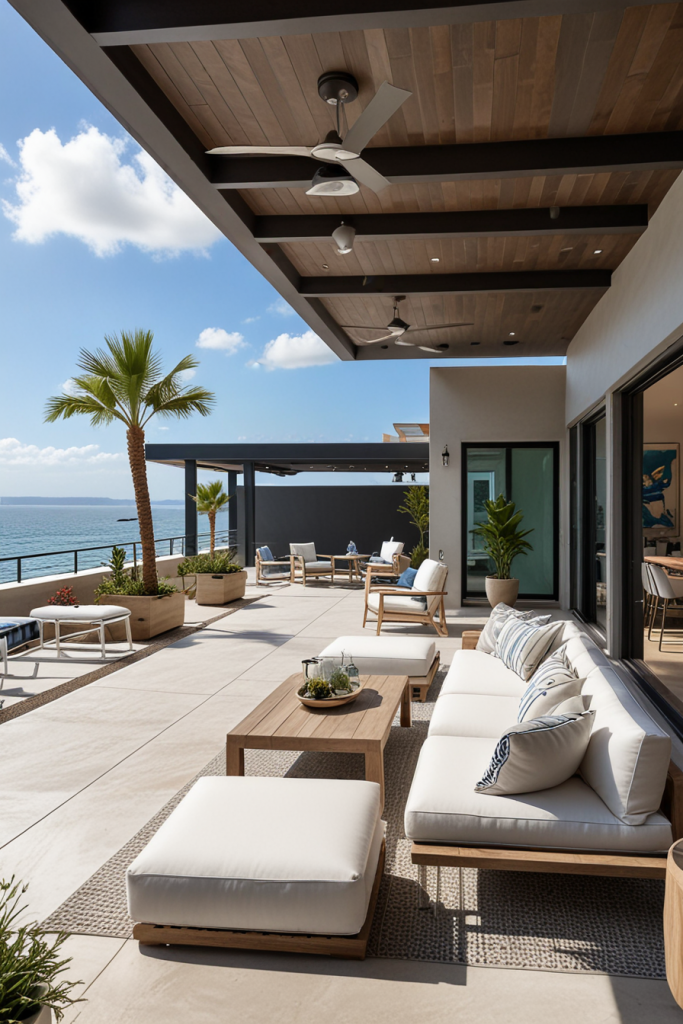 Seaside Sophistication: 69 Cutting-Edge Coastal Patios To Inspire 2025