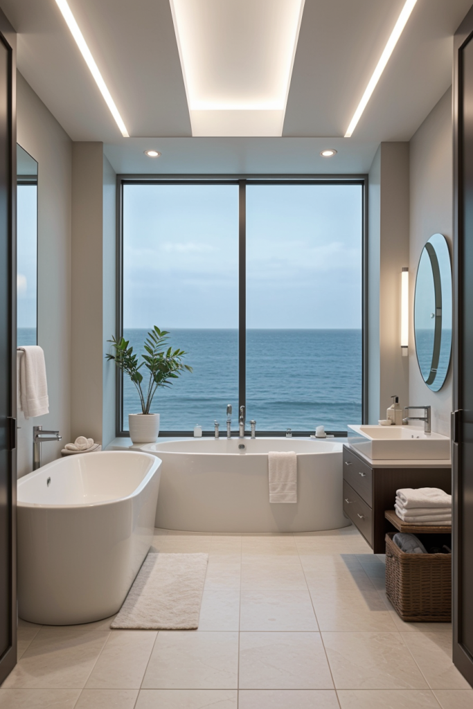 Sail Into Luxury: 67 Modern Coastal Bathrooms 2025 With Unusual Nautical Decor