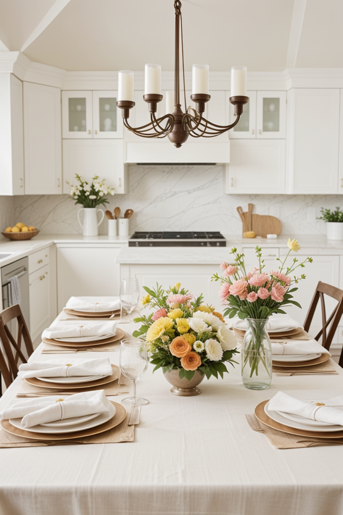 Chic And Bold: 65 Easter Kitchen Island Decor 2025 Inspirations