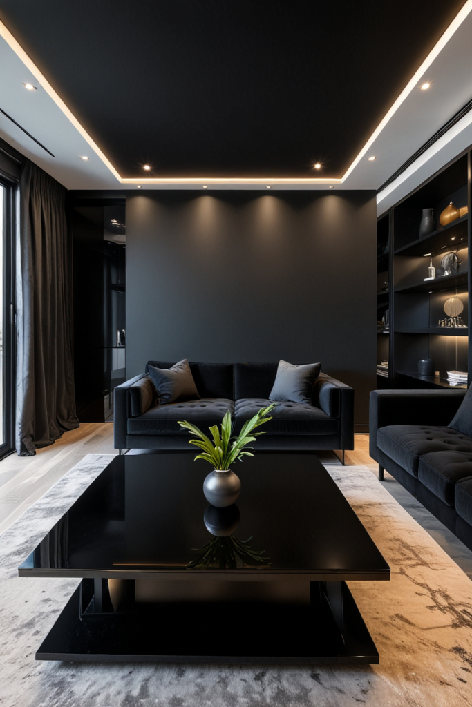 66 Striking Black Small Living Room Ideas for a Sophisticated, Designer Look