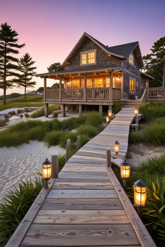 Coastal Charm Unleashed: 66 Beach Cottage Exterior Ideas for a Picture-Perfect Retreat